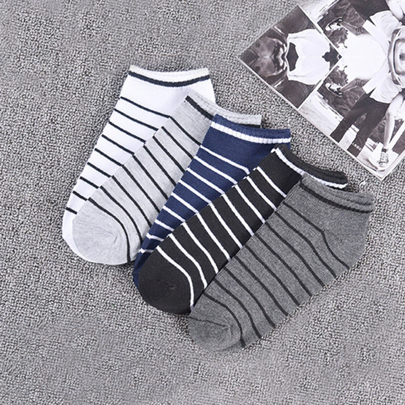 Men's summer invisible colored sports socks, Korean style, wholesale