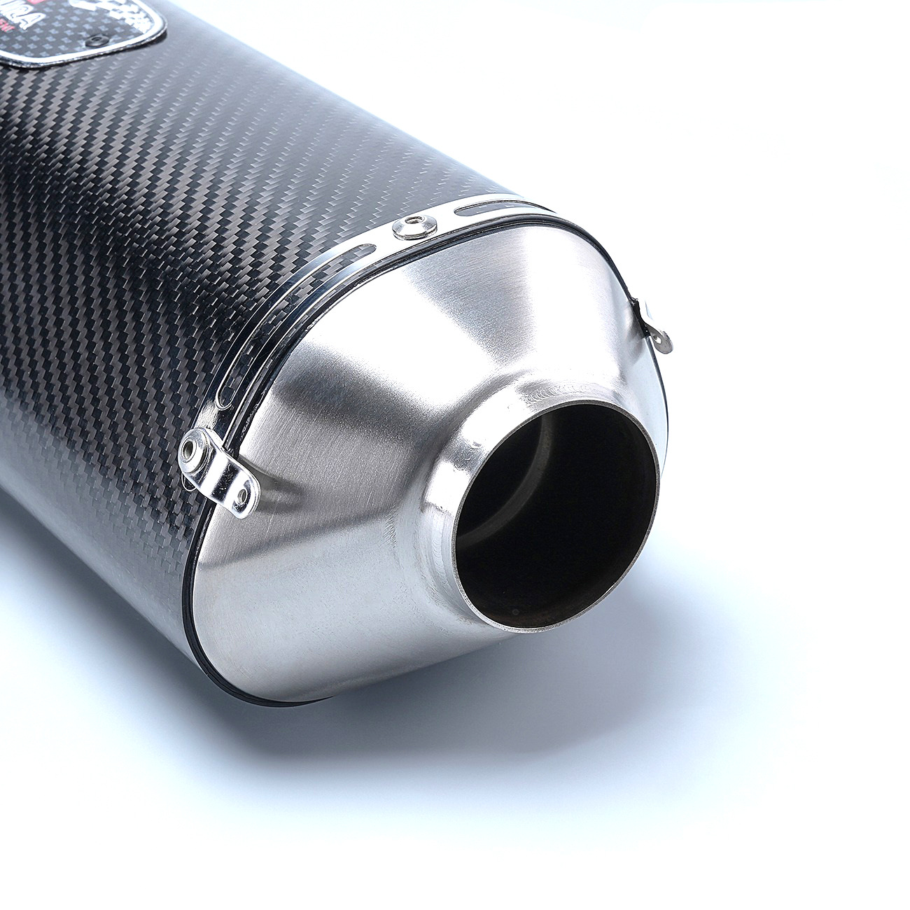 Motorcycle carbon fiber exhaust pipe modified exhaust pipe tail section Yoshimura R77 tail throat QJmoto race 600/spring breeze