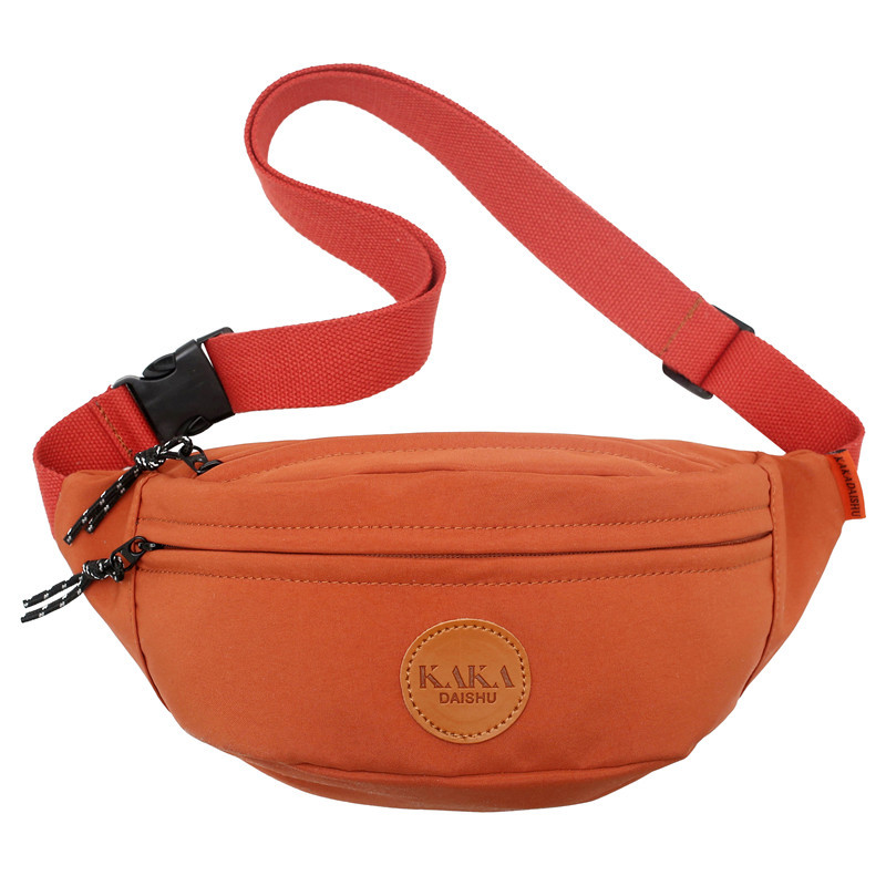 2023 bolsa de pecho de pareja simple bolsa de mensajero estudiante de moda bolsa de moda de color sólido compras viajes ins mismo bolso de pecho de moda