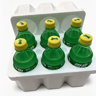 500ml 啤酒饮料泡沫托 瓶装饮品防震泡沫包装盒 定制 EPS 泡沫内