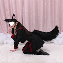 һ�����l��̖�����F���Fβë�qcosplay�Ʒ���ߺ���β����β���