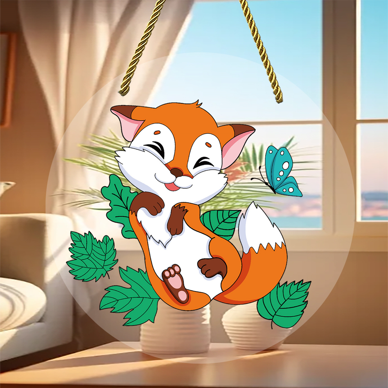 YK6028 노란 고양이 나비