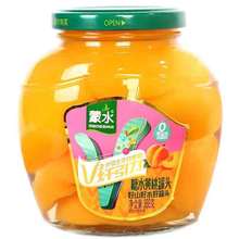 正宗蒙水388g瓶装黄桃山楂梨橘子新鲜水果罐头精品沂蒙老区特产