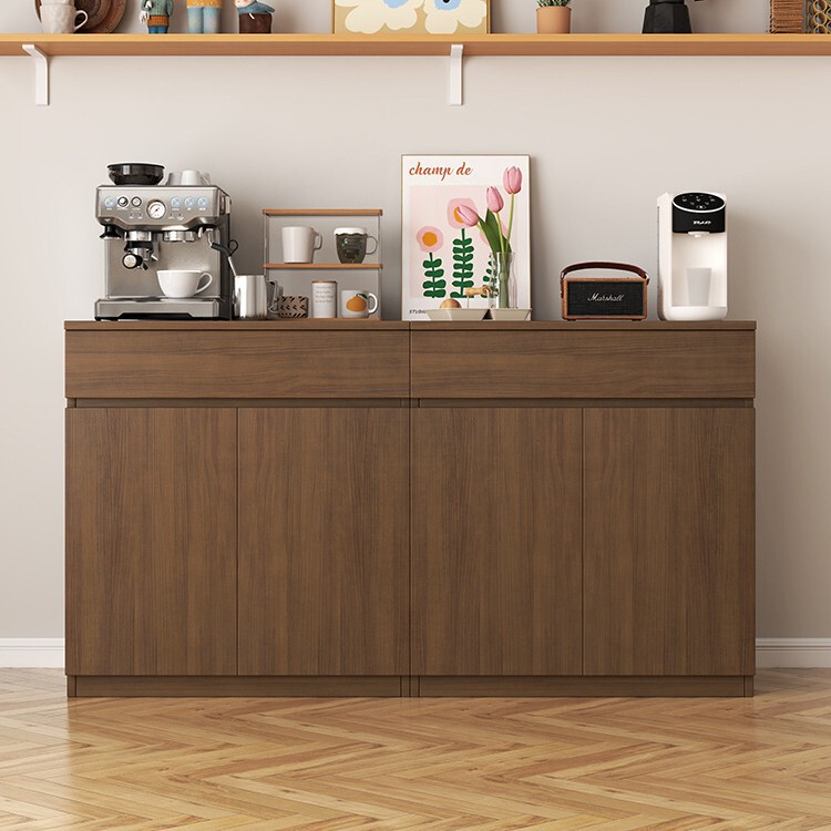 Sideboard Home Storage Locker Living Room Wooden Cabinet Kitchen Cabinet Wall-Mounted Integrated Storage Cabinet Tea Cabinet