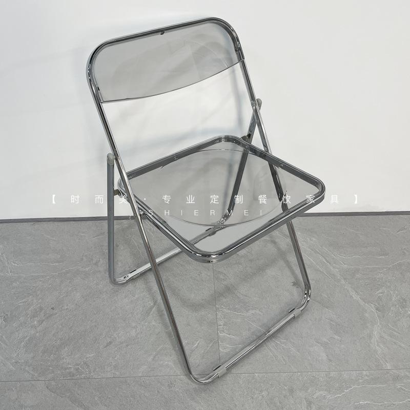 강화 접이식 의자 [스모크 그레이]