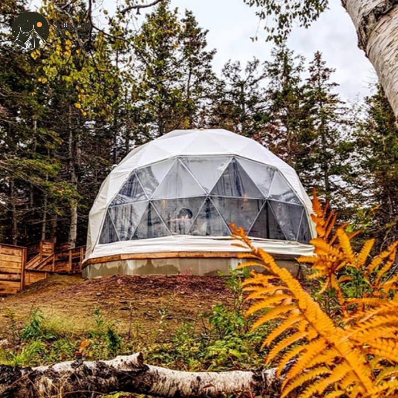 Luz de lujo Internet celebridad transparente esférica cielo estrellado tienda fábrica al aire libre granja lugar escénico vacaciones camping B & B Hotel tienda