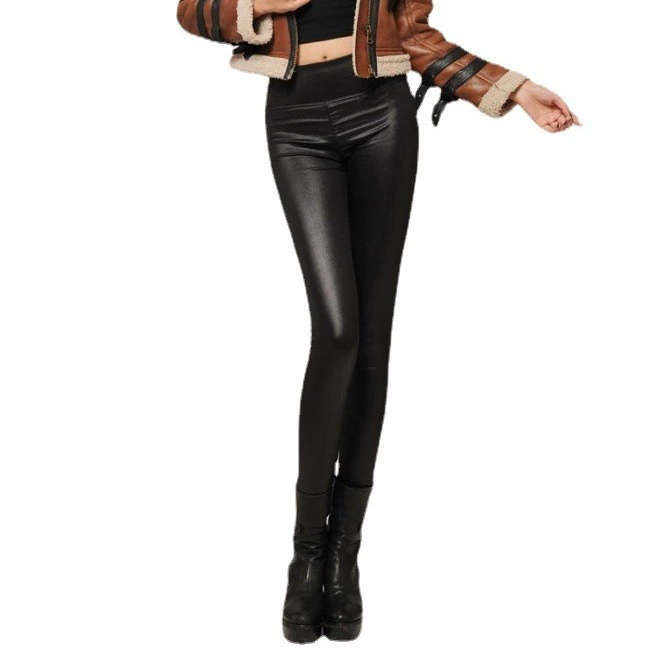 Мод leggings, брюки, высокая талия, корейский стиль