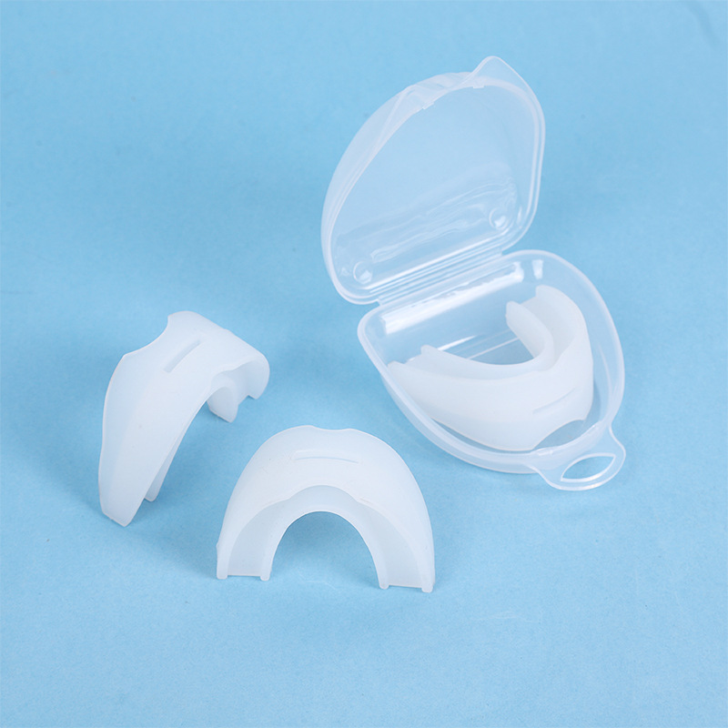 Soporte de dientes de doble cara silicona soporte de dientes de doble capa multifuncional anti-ronquido anti-abrasión de noche protección de dientes de boxeo soporte de dientes al por mayor