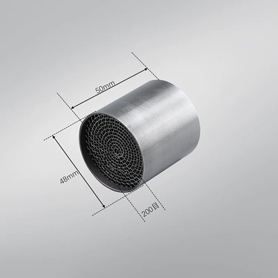 Exhaust Pipe Honeycomb Silencer: Motorcycle exhaust pipe - 4850200-mesh-catalyst