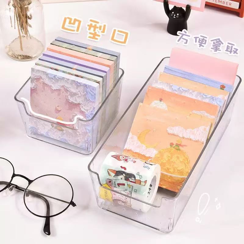 Household Desktop Storage Box Simple Innovative Multifunctional Stationery Sorting Drawer Finishing Frame Acrylic Transparent Box