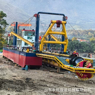 出售绞吸式挖泥船 清淤船 挖泥机械设备运行平稳 可连续作业