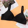 Thin wireless bra, comfortable underwear for mother, breathable push up bra, for middle age, plus size