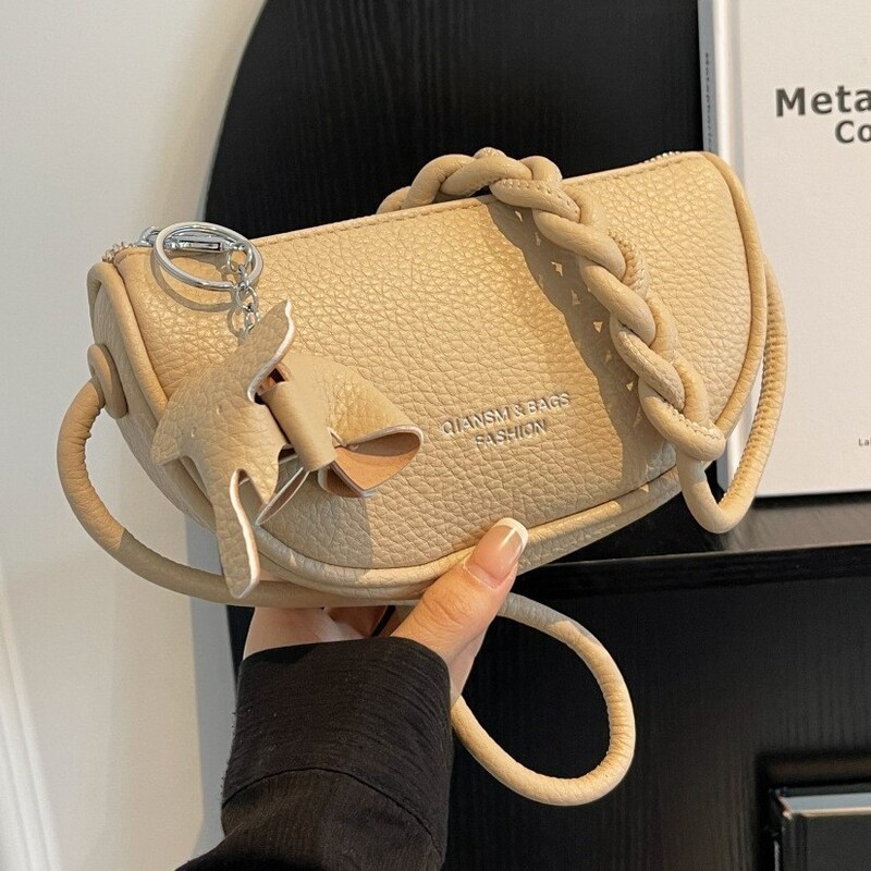 Women's Bags 2026 New Trendy Korean Style Fashion Simple Crossbody Bag for Women with a High-End Feel, Stylish and Versatile Saddle Bag
