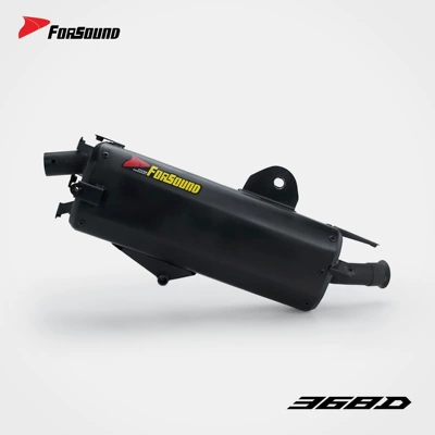Suitable for ZONTES 368D modified original appearance motorcycle exhaust pipe tail section, direct connection, non-destructive installation
