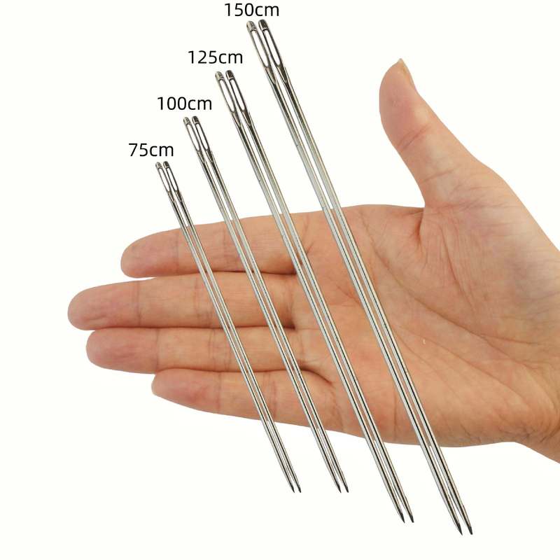 Large Sack Needle Woven Bag Sewing Bag Sealing Rice Dumpling Thick Steel Needle Packaging Sewing Hemp Rope Needle Fishing Net Needle Sewing Sofa