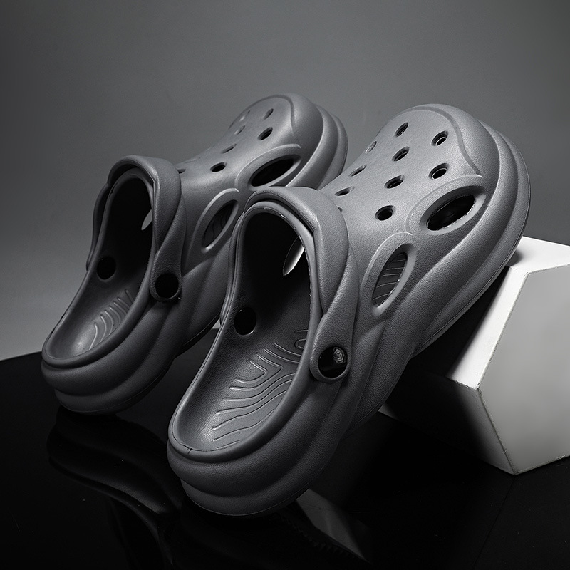 Zapatos de playa estilo pareja, zapatos antideslizantes con agujeros al aire libre, sandalias deportivas transpirables Baotou, sandalias de enfermera para hombres y mujeres