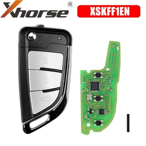 Xhorse XSKFF1EN 3 düyməli avtomobil açarı pultu, xarici versiya