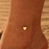 Golden fishing line, ankle bracelet