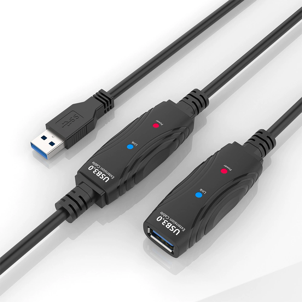 Удлинительный кабель USB3.0 с усилителем сигнала приемного устройства для расширенной линии, общий подключение к принтеру мониторингу