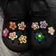 Hollow Transparent Jelly Cloud Hole Shoes Buckle Cute Removable Shoe Buckle DIY Upper Decorative Accessories Buckle for Hair