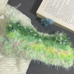 卸売りの特色線の手の混線の手織りの柔らかい手作りのdiyのマフラーのカバンのカードカバーの線材の春は清新です。