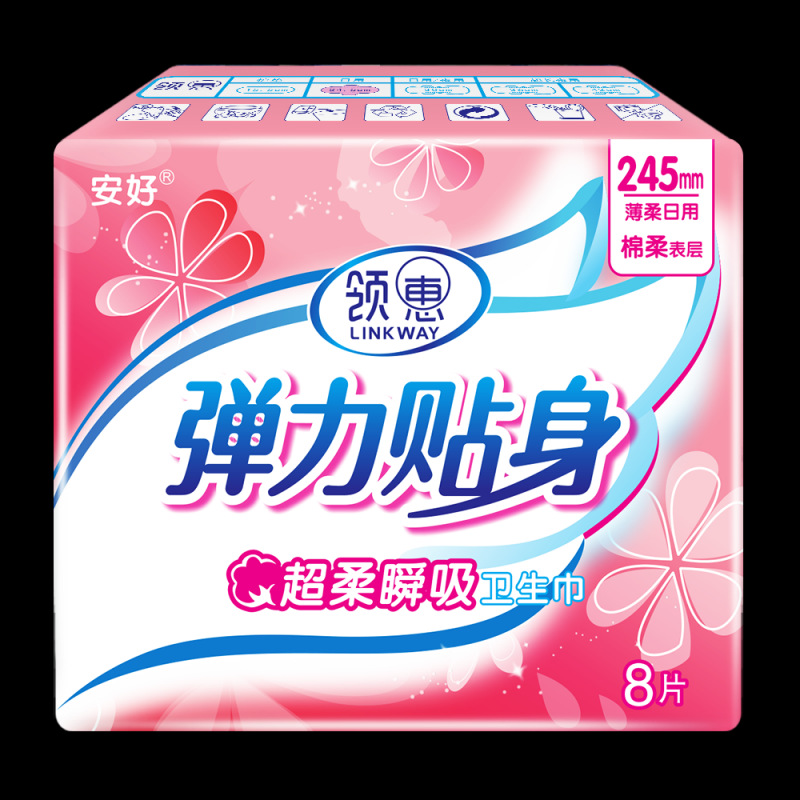 매일 245mm 8 개 팩