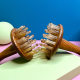 Factory Direct Supply Sandalwood Horn Massage Comb for Head and Abdomen with Pulse Meridian Massage Brush Wholesale Green Sandalwood Dredging and Scraping