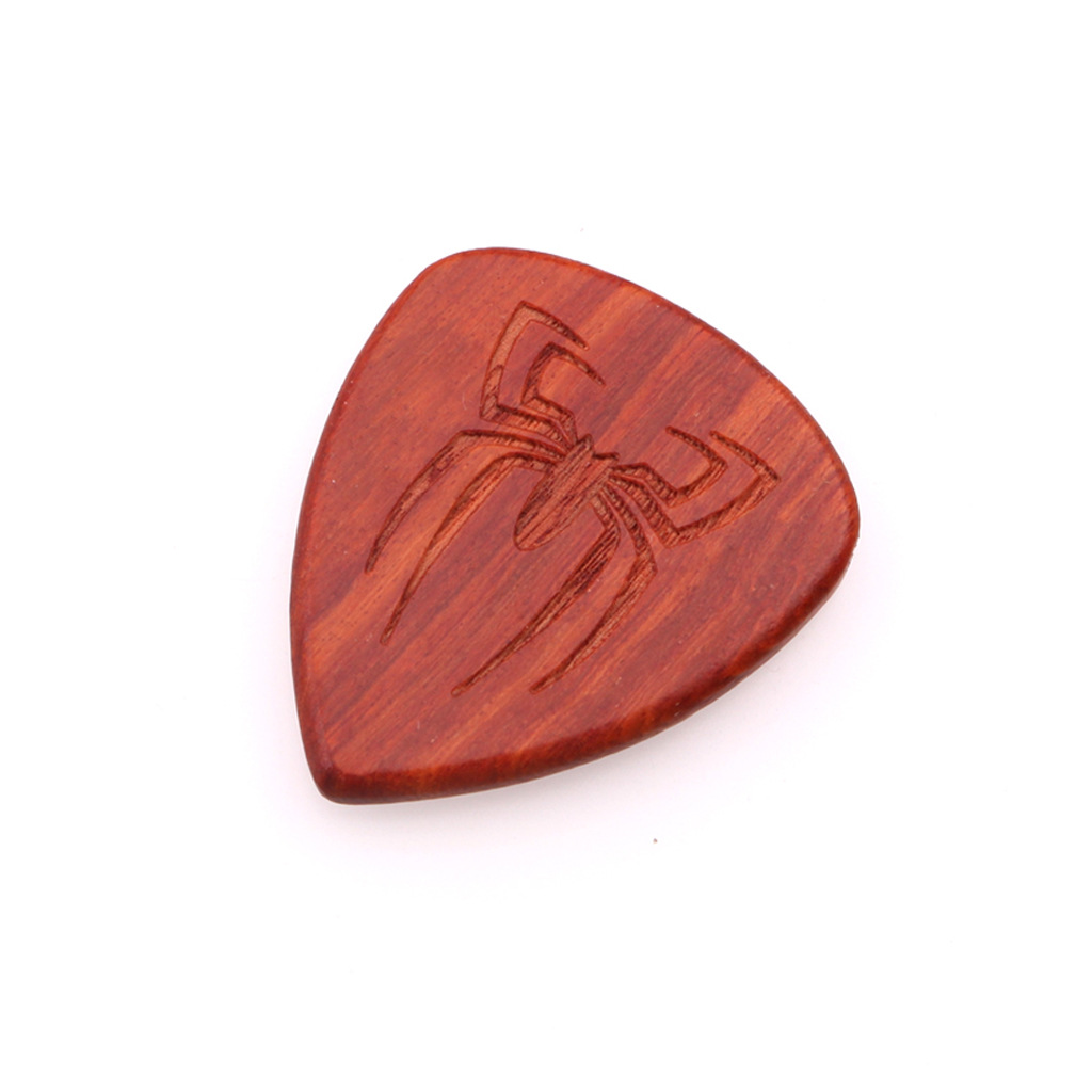 Farbblock Anmerkungen Holz Guitar Pick 1 Stück display picture 6