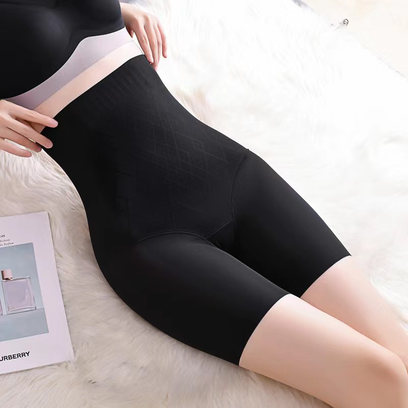 春夏新款超薄高腰收腹腿褲收肚子收胃提臀塑身褲果凍條束腰收腹褲