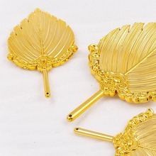 合金小挂件汽车盘龙钥匙扣葫芦一叶生财蒲扇枫叶饰品团扇招财