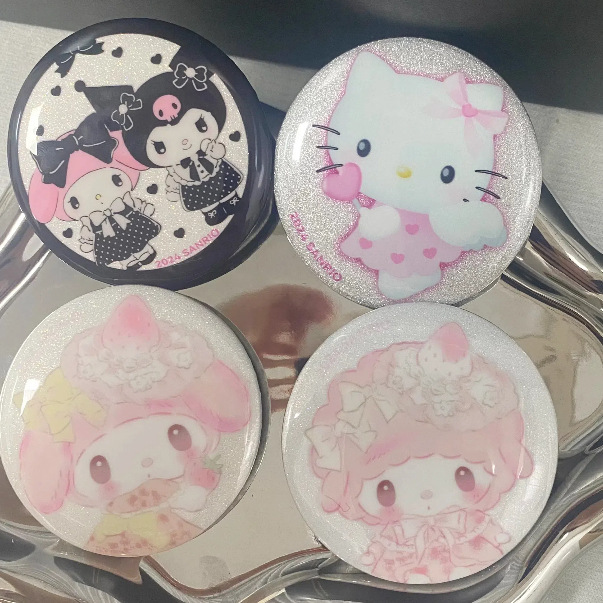 Carefully Selected Sanrio Strawberry News May Issue Bar Chi Melody Piano Cute Kt Cat Kurome Cartoon Badge