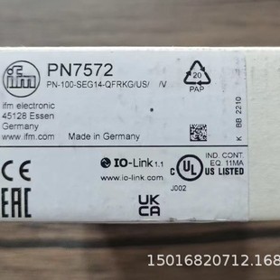 IFM Yifumen PN7572 pressure sensor postage physical in stock discussion