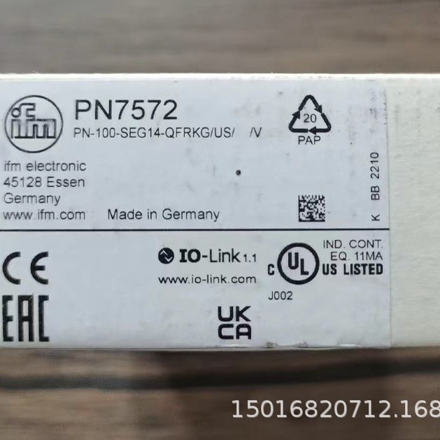 IFM易福门 PN7572 PV7002 压力传感器顺丰包邮实物现货议