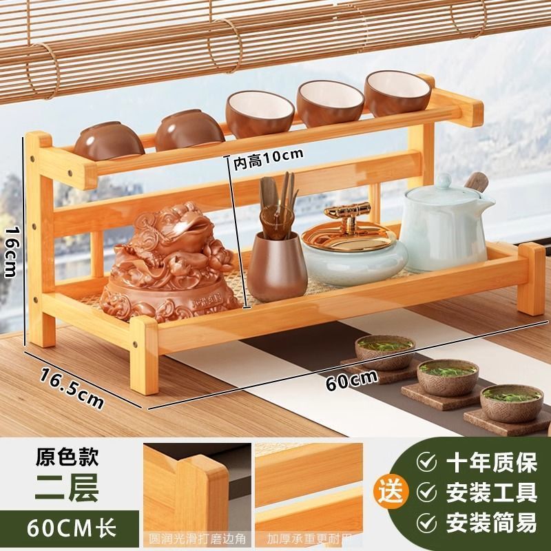 デスクトップ茶棚、ティーテーブル、ティーセット収納、ティーポットディスプレイラック、ティールーム収納ディスプレイキャビネット、ミニティーラック|undefined