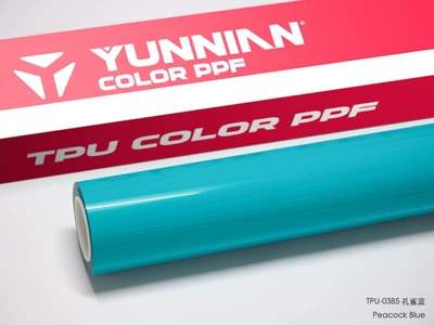 Auto Color Change Film crystal TPU car color change - tpu-peacock-blue-dual-use-for-wet-and-dry-surfaces-15215m