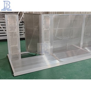 Factory Direct Sales Aluminum Alloy Foldableing Explosion-proof Fence Large Music Concert Staff Anti-stretch Door-shaped Fence Wholesale