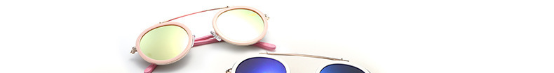 2023 neue Mode runde Rahmen Brille Männer und Frauen Retro koreanische Sonnenbrille Anti-Ultraviolett UV400 – Detail 2