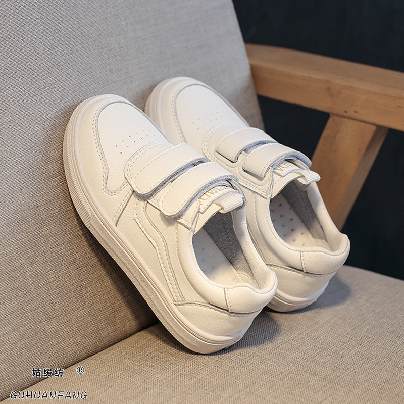 小白鞋儿童鞋秋季潮韩版女童休闲运动鞋男童板鞋白色童鞋