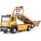 [Boxed] Skyhawk Alloy Flatbed Transporter, Tow Truck, Trailer, Artificial Engineering Vehicle, Sound and Light Pull-Back Model Toy