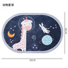 Carpet for fencing for bathroom, non-slip cartoon decorations