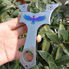 Street slingshot stainless steel with butterfly, new collection, mirror effect