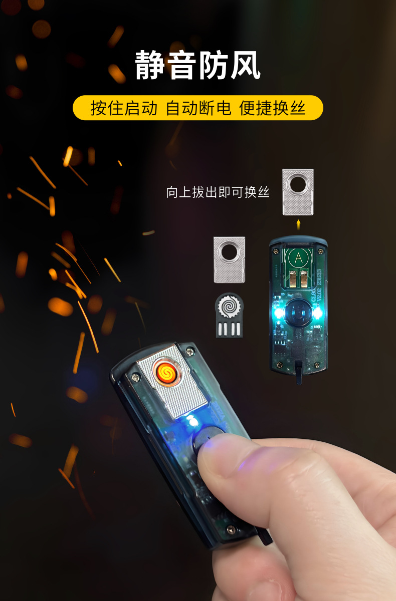 Personalized Car Ashtray with Built-In Tungsten Wire Lighter, Portable Car Ashtray, Household Desktop Ashtray Wholesale