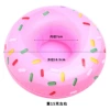 Pink pastry bread coaster