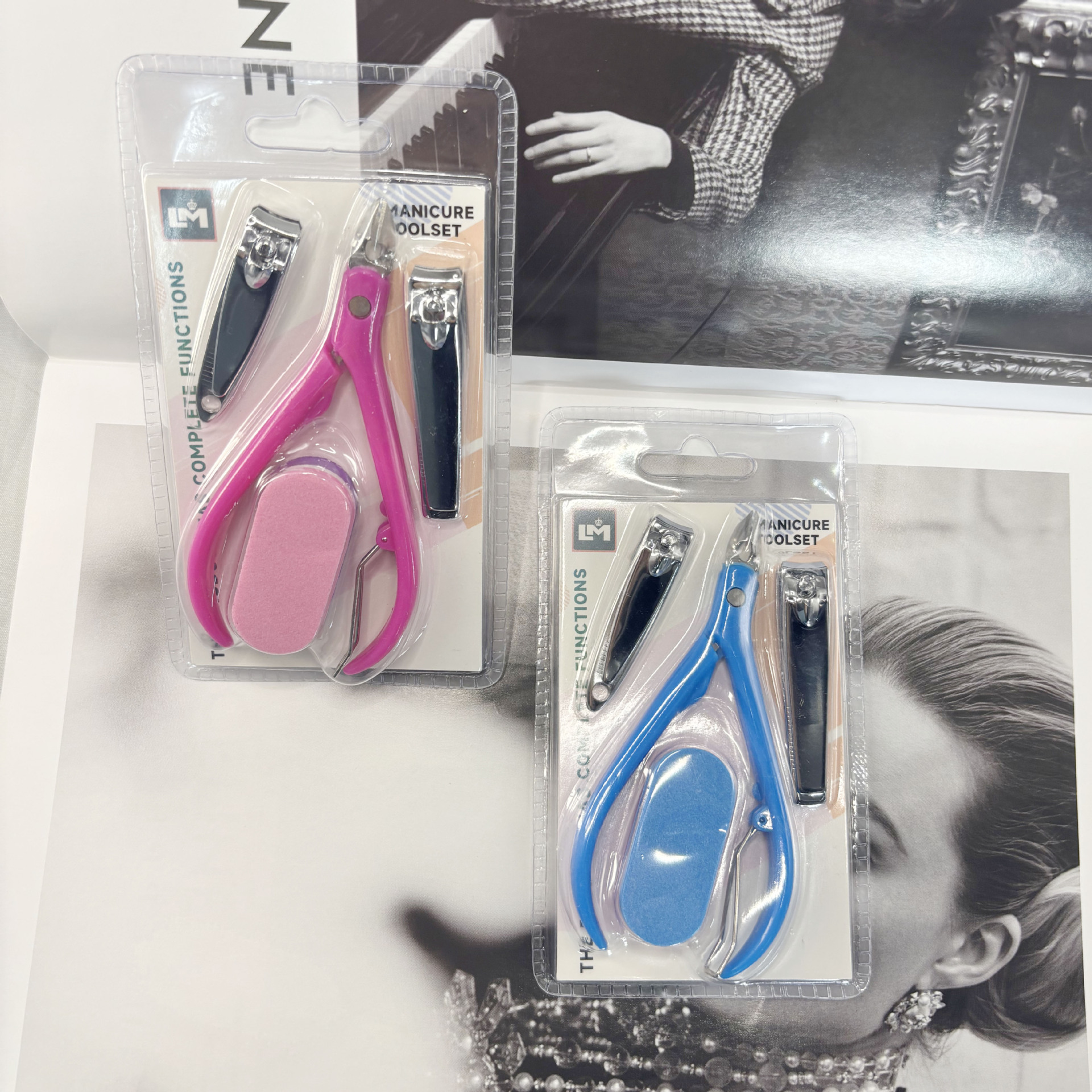 Nail Clipper Suction Card Set Nail Scissors Nail Clipper Manicure Manicure Care Beauty Makeup Tools Yiwu