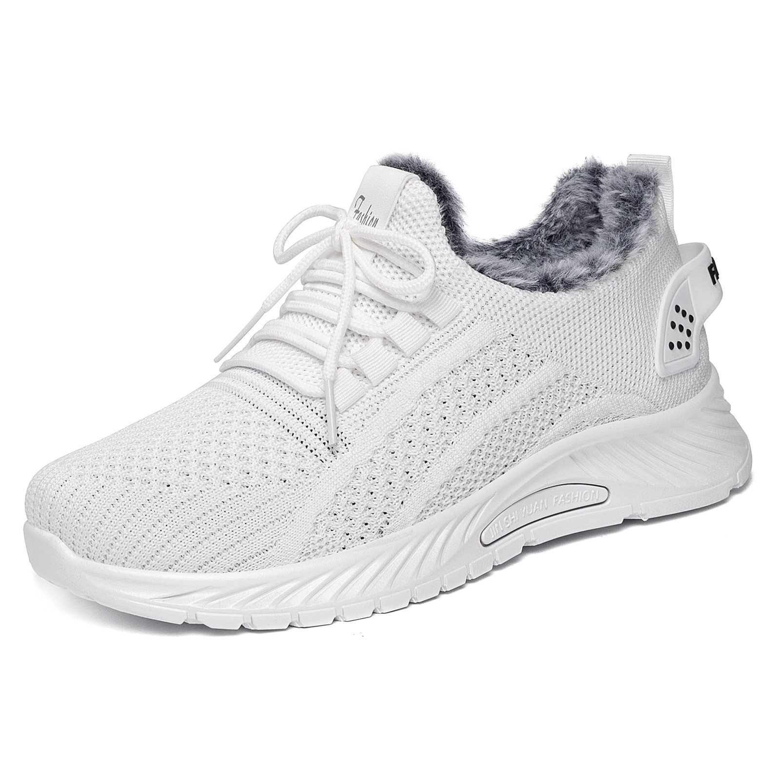 Zapatos de algodón de mujer transfronterizos TEMU más terciopelo grueso calzado de mujer calentamiento ligero y cómodo zapatos casuales al aire libre zapatos de caminar