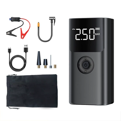 Car Starting Power Supply, Kempinq və səyahət - neutral-qs003-all-in-one-machine-black-8000-mah-smart-clip-bag