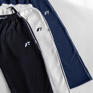 Cross-Border Foreign Trade American Retro Casual Simple Loose Casual Pants Women's Fashion Korean Straight Versatile Sports Sweatpants