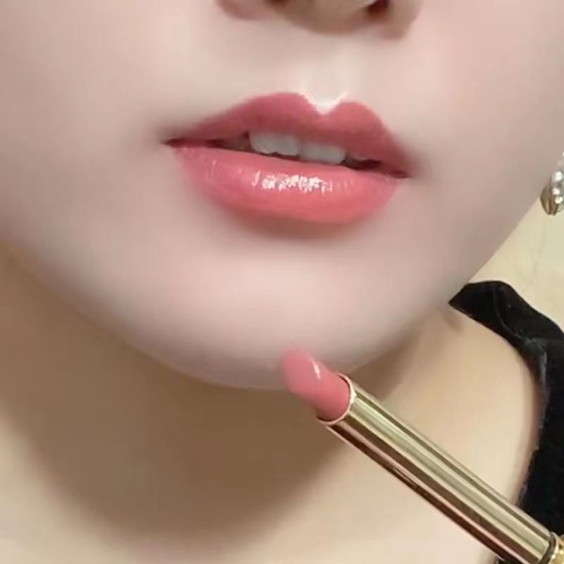 genuine goods lipstick does not fade, does not fade, moisturizes bean paste color lipstick raincoat waterproof non-stick cup to enhance color net red