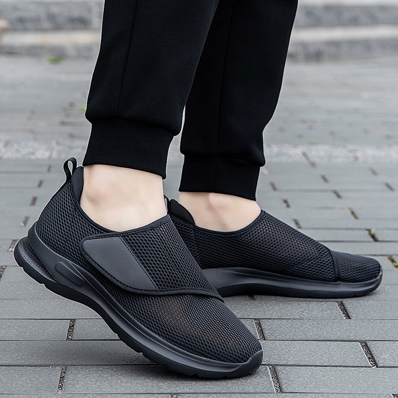 Primavera y verano relajados zapatos de caminata casuales de mediana edad ligeros y transpirables zapatos de pareja zapatos de mamá image 5