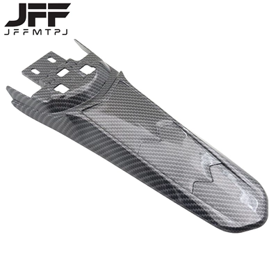 Suitable for Light Bee Motorcycle Fender - light-bee-queen-extended-mudguard-carbon-fiber-pattern-100g